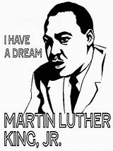Luther Martin King Jr Coloring Pages Print Kids Dream History Month Worksheets American Holiday Craft Arts Game sketch template