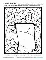 Bible Coloring Pages Prophets Scroll Jesus Kids Color Number Told Prophet Isaiah Sunday School Birth Activities God Activity Crafts Jeremiah sketch template