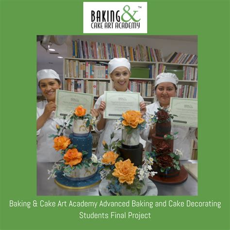 advanced baking  cake decorating students  final project