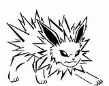 Pokemon Coloring Pages Eevee Evolutions Jolteon Flareon Printable Evolution Fire Print Type Sheets Sheet Color Getdrawings Getcolorings Pikachu Gif Pdf sketch template