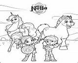 Princess Coloring Knight Pages Nella Teenager Pattern Printable sketch template