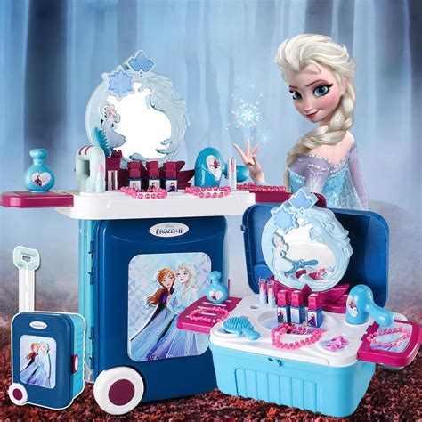 princess pretend play toy makeup table frozen elsa makeup