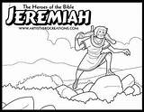 Coloring Bible Pages Jeremiah Heroes Ezekiel School Sunday Kids Crafts Scroll Story Colouring Prophet Church Activities Stories Books Sellfy Superhero sketch template