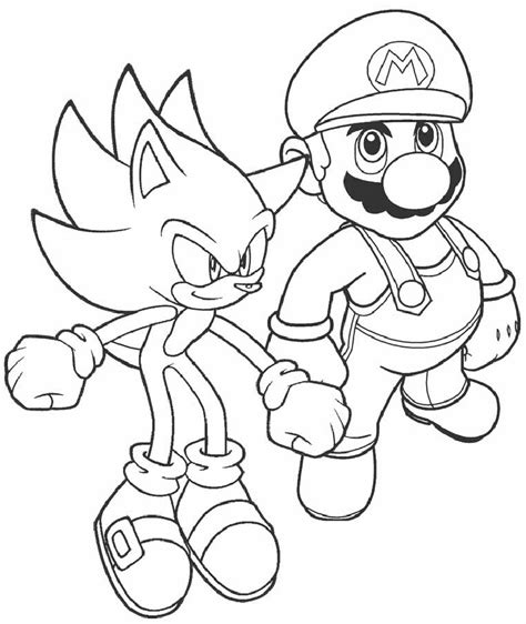 sonic coloring pages  boys educative printable