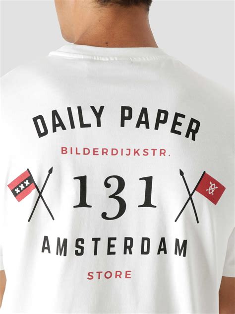daily paper amsterdam store  shirt white  freshcotton