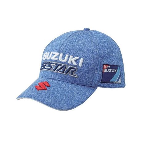 casquette motogp bleu jean accessoires suzuki