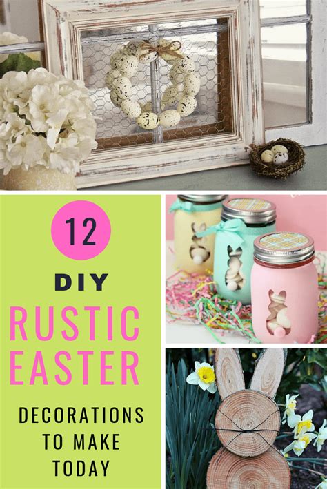 diy rustic easter decorations  turn
