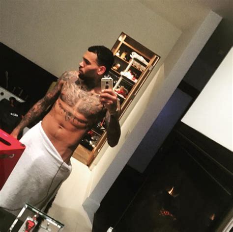 chris brown shows penis in 2016 pic — massive bulge on instagram hollywood life