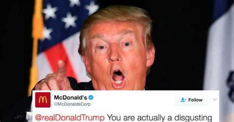 official mcdonalds twitter roasted trump company  account  hacked