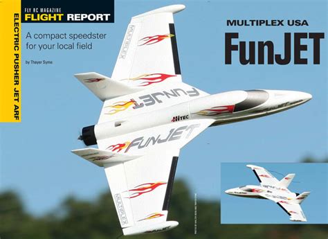 multiplex usa funjet fly rc magazine
