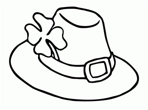 printable top hat coloring page coloring home