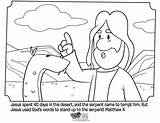 Jesus Coloring Pages Tempted Temptation Bible Desert Kids Crafts Being Wilderness Matthew Volume Preschool Whatsinthebible Sheets Colouring Activity Showing Craft sketch template