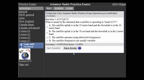 free ham radio practice exams from copasetic flows kd0fnr