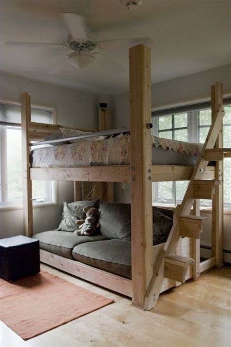 diy loft bed ideas built  industrial pipe simplified building