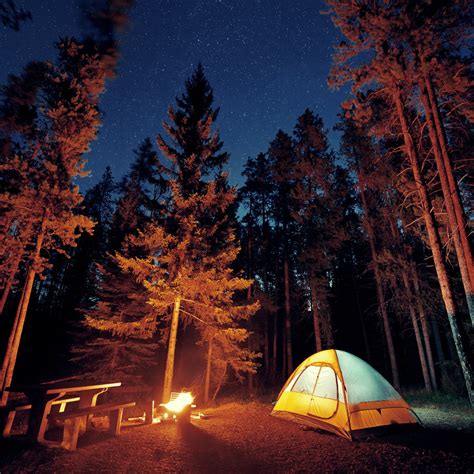 camping  banff national park moon travel guides