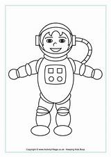 Space Colouring Astronaut Pages Coloring Spaceman Kids Themed Color Toddler Print Astronauts Getcolorings Smiling Rocket Printable Boy Blank Moon Village sketch template