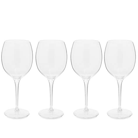 Alessi Mami Xl White Wine Glasses Set Of 4 Clear End Us
