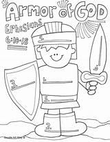Armor God Coloring Pages Armour Kids Bible Printable School Sunday Lesson Preschool Crafts Lessons Activities Christmas Sheet Drawing Whole Craft sketch template