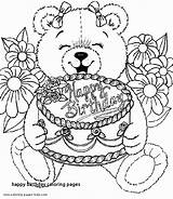 Birthday Coloring Happy Pages Sister Printable Mom Getcolorings sketch template