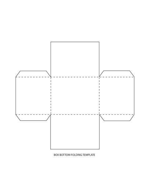 box folding template