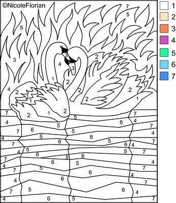 nicoles  coloring pages color  number coloring pages