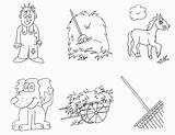 Coloring Countryside Farm Pages Animals Preschool Colour Popular Coloringhome Comments 700px 97kb Sheet sketch template