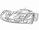 Car Race Coloring Pages Cars Kids Lfa Lexus Printable sketch template
