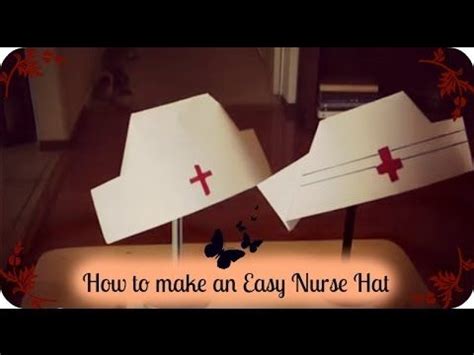 easy nurse hat nurse hat diy nursing nurses day