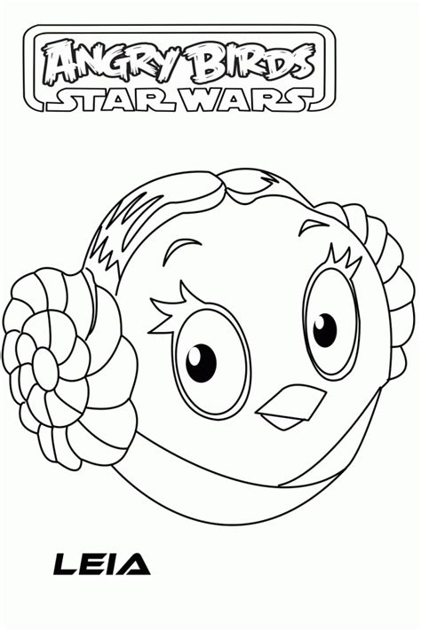 angry birds star wars coloring page   disney coloring home