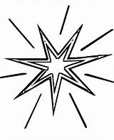 Star Coloring Pages Shining Christmas North Clipart Shooting Drawing Shine Colouring Nativity Stars Color Sheet Template Print Printable Getdrawings Getcolorings sketch template