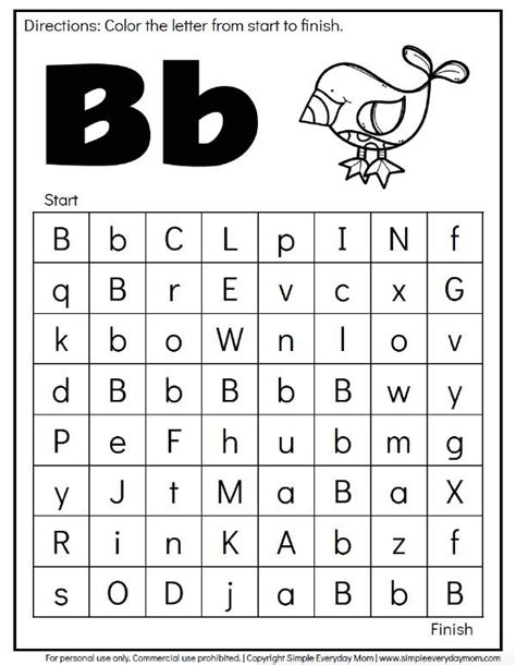 printable letter recognition worksheets  preschoolers