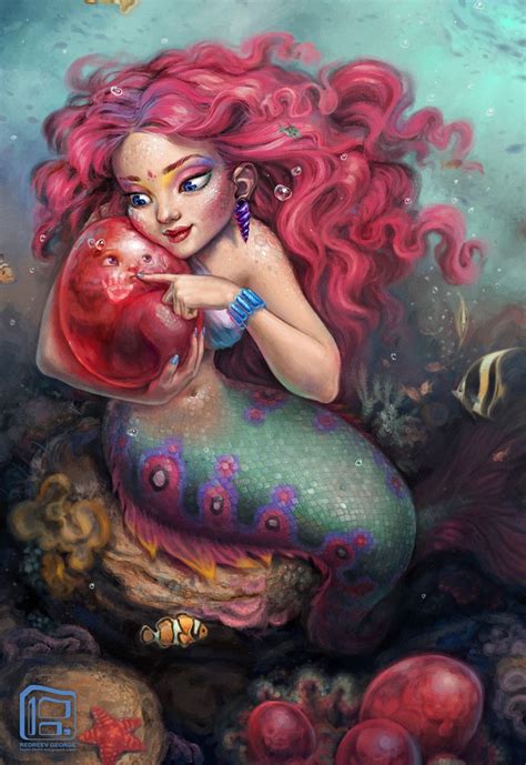 Mermaid Will Soon Become A Mother Picture 2d Fantasy