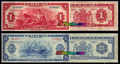 curacao banknotes curacao paper money catalog  curacao currency history