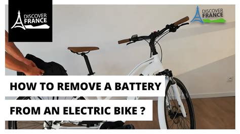 remove  battery   electric bike youtube