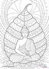 Colouring Buddhist Bouddha Older Vesak Bodhi Activityvillage Buddhism Mindfulness Madhubani sketch template