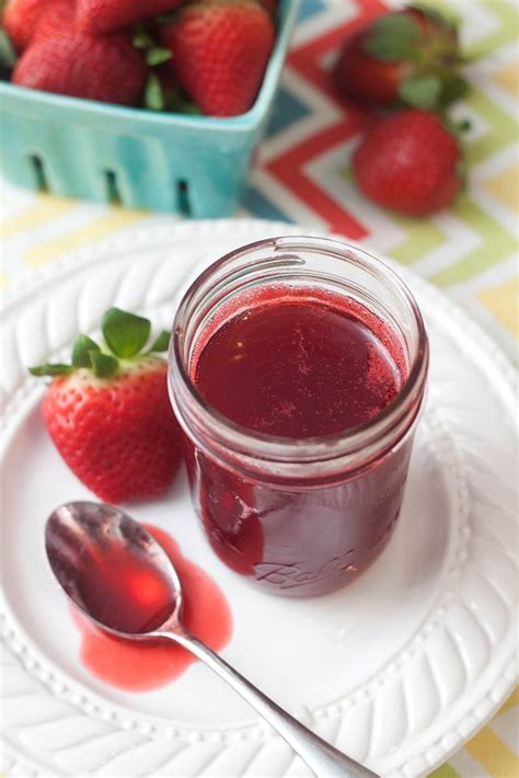 fresh strawberry syrup tide thyme