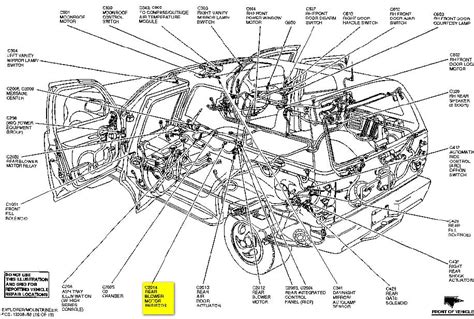 ford explorer parts diagram