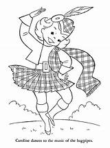 Coloring Pages Scotland Children Ireland Scottish Irish Other Belgium Lands Kids Portugal Outline Drawing Norway Highland Denmark Wales Adults Spain sketch template