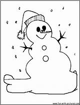 Snowman Coloring Pages Colouring Fun Printable Print sketch template
