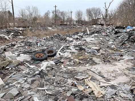warren company creates illegal dump in detroit s north end neighborhood news hits