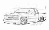 Chevy Drawing Silverado Drawings Sketch Truck 1988 Coloring Ss Mate C10 Pages Deviantart Dazza Template 2009 sketch template