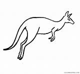 Kangaroo Coloring4free Coloring Pages Jumping Tree Kids Related Posts Clipartmag Drawing sketch template