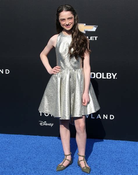 raffey cassidy picture 2 tomorrowland premiere