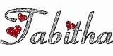 Tabitha Name Graphics Picgifs sketch template