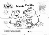 Coloring Peppa Pig Pages Print Colouring Kids Muddy Puddles Printable Birthday Book Sugar Family Color Scholastic Easter Thanksgiving Happy Peppapig sketch template