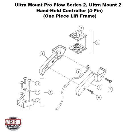 pro plow series  ultra mount   piece lift frame diagrams pro plow snowplow diagrams