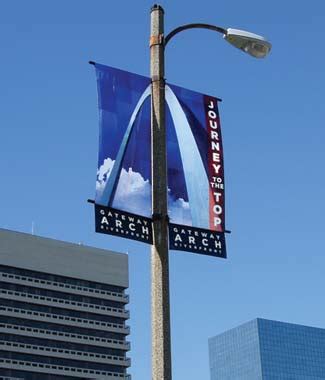 pole banners  utilized  promotions  advertising