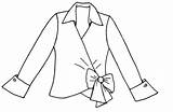 Blouse Drawing Bowed Lines Line Paintingvalley Deviantart sketch template