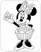 Minnie Coloring Disneyclips sketch template