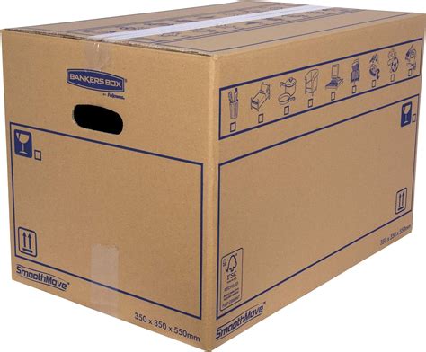 bankers box smoothmove heavy duty double wall cardboard moving and